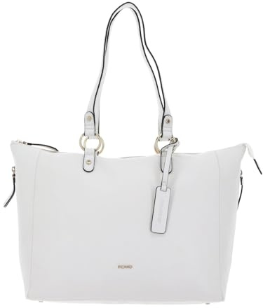 Picard Schultertasche Java Shopper White Lily weiß