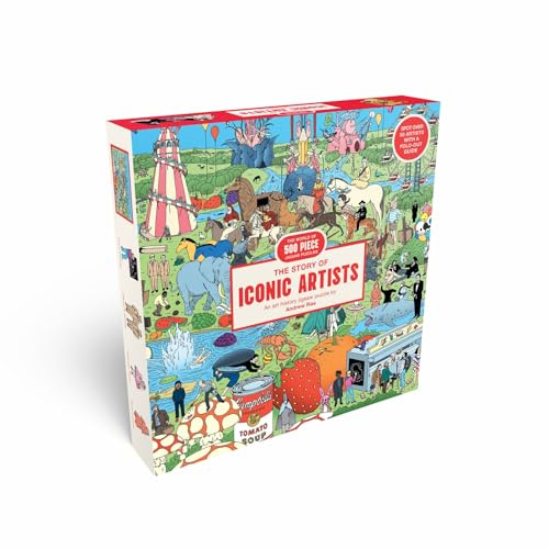 The Story of Iconic Artists: A 500 Piece Art History Jigsaw Puzzle