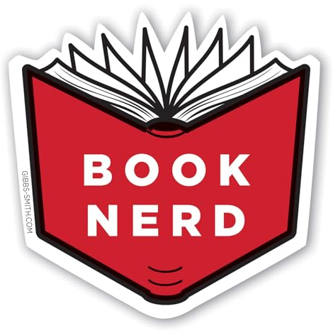 Red Book Nerd Sticker