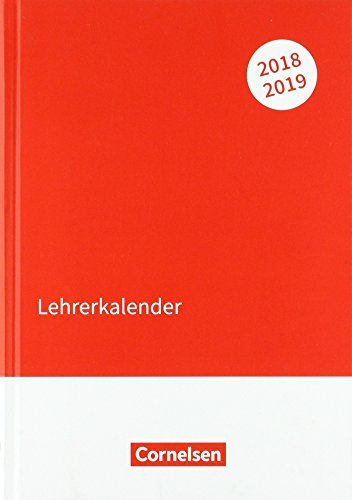 Lehrerkalender 2018/19: DIN A5 (14,8 cm x 21 cm)