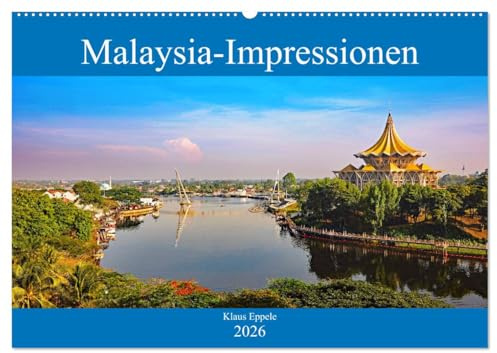 Malaysia-Impressionen (Wandkalender 2026 DIN A2 quer), CALVENDO Monatskalender: Entdeckungsreise durch ein multikulturelles Tropenland (CALVENDO Orte)