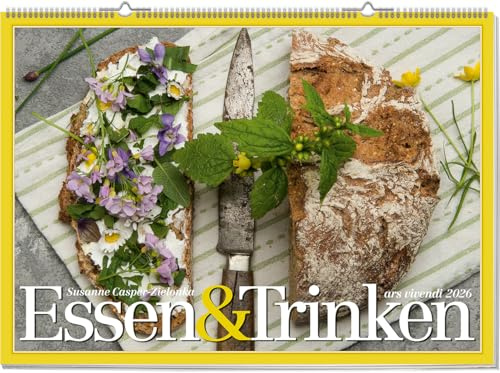 Essen & Trinken 2026 – Posterkalender mit puristischer Fotokunst - Kulinarische Motive in stilvollen Aufnahmen für jeden Monat