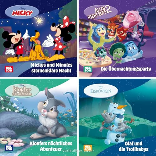 4er-Set Maxi-Mini 60: Disney Gutenacht-Geschichten (Nelson Maxi-Mini)