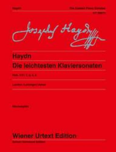 Die leichtesten Klaviersonaten: Nach den Quellen hrsg. von Christa Landon, revidiert von Ulrich Leisinger. Fingersätze von Oswald Jonas. Klavier.