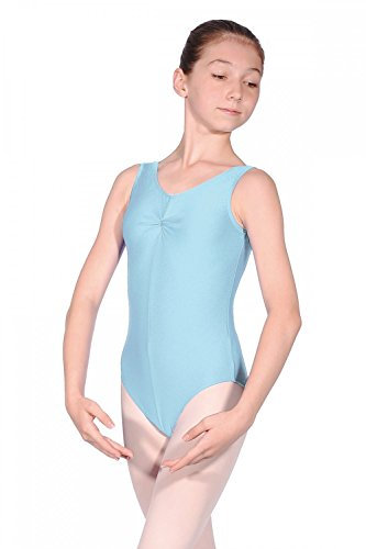 Roch Valley Sheree ärmelloses Ballett Trikot aus Lycra Hellblau 9-10 Jahre 134-140cm (2)