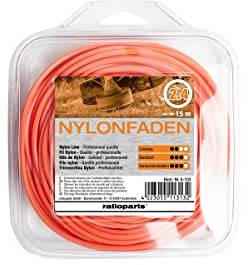 Mähfaden Copolymer 2,4mm 15m Trimmerfaden rund Nylonfaden