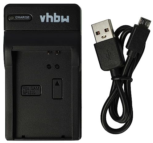 vhbw Chargeur USB Compatible avec Samsung BP-1310, ED-BP1310, BP1310 caméra caméscope Action-cam + témoin de Charge 8,4 V