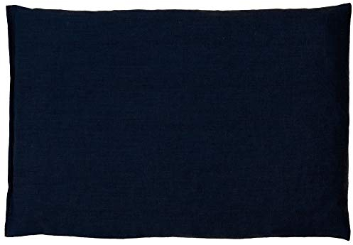 Coussin aux pépins de raisins - bleu foncé - 30x20cm - Coussin thermique - Coussin aux graines - Bouillotte sèche - Compresse froide -