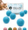 MEOWFIA Wollball Spielzeuge - Bälle 6er-Set, sicher für Katzen und kleine Hunde - 4cm und 6cm Filzwolle Spielzeug für Hund und Katze - 4cm