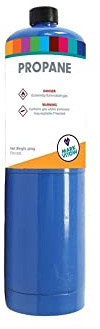 FIREMASTER Propane Fuel Cylinder, Blue, 400 g