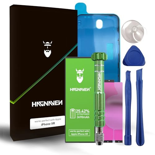 Hagnaven® Li-polymer Battery for Apple iPhone XR | The Most Performance Replacement Battery with 3042 mAh | Incredible Power from the Great North | Production Year 2021