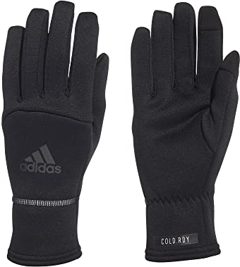 adidas Unisex Gloves Cold.Rdy Running Training Gloves, Black/Black/Blkref, GT4814, Size L