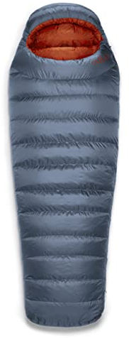 Rab Damen Ascent 1100 Schlafsack, 3 Jahreszeiten, 1 Person, Regular, Beringsee