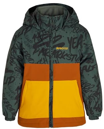 Protest Prtmateo TD Unisex-Jacke für Kinder, Jägergrün, 4 Jahre