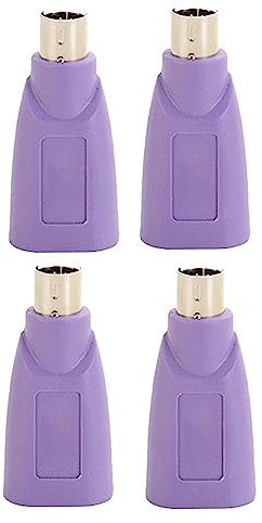 4X PS2 to USB Connector, Computer Mouse and Keyboard Mini Adapter, Mouse and Keyboard Converter
