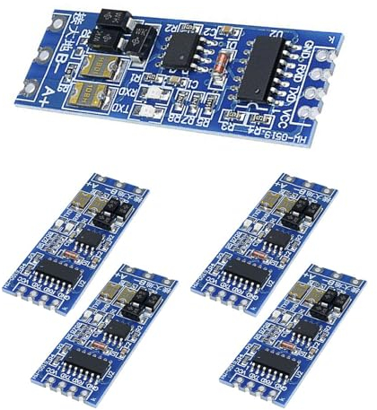 6Stücke TTL zu RS485 485 Modul zu seriellem UART Level reziproke Hardware automatische Flusskontrolle UART zu RS485 Konverter RS485 zu TTL.