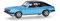 Herpa Modellauto Ford Capri II mit Vinyldach, Miniatur im Maßstab 1:87, Sammlerstück, Made in Germany, Modell aus Kunststoff