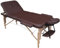 Polironeshop Venus - Klappbare Massageliege aus Holz, Professionell für Kosmetiker, Tätowierer und Spa, Braun