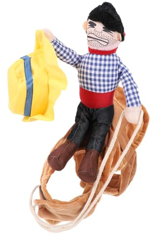 minkissy Lustige Hundekostüme Kleidung für kleine Hunde Hunde-Ritter-Outfit Weihnachten ca Haustierbekleidung Haustier-Reiter-Anzug Persönlichkeit Verwandlungs-Outfit Marionette einstellen