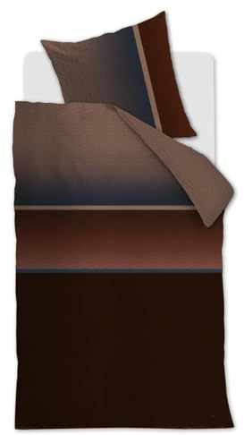 Beddinghouse Mako-Satin-Bettwäsche-Garnitur Kian Farbe Rot Größe 135 x 200 cm + 1x 80 x 80 cm