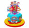 CraUf 3-Jahre Happy Birthday Tortendeko, Kuchen Deko, Theme Torten Deko, Cupcake Topper, Happy Birthday Kuchendekoration für Kinder Party