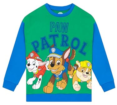 PAW PATROL Sweatshirt | Kinder Kleidung Jungs | Junge Kleidung | Blau 116