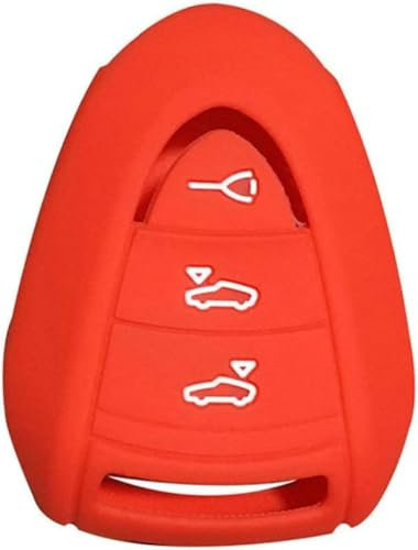 ONNAT Étui à clés en Silicone pour clé de Verrouillage de Voiture, pour Porsche 911 997 Boxster 987 pour Cayman