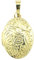 Miamar 1147238 Damen Anhänger Medaillon 14 Karat (585) Gelbgold Gold