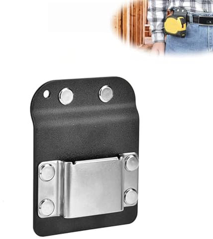 ANBOO Drill Holder for Tool Belt Up to 2 Belt, Quick Response Drill Belt Catcher Clip, Tool Belt Clip Compatible with Impact Driver, Nailer and Any Tools with Hangers