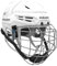 Bauer Re-Akt 55 Eishockey Helm Combo Senior (Weiss, Groß)