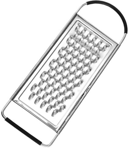 BEAHING Rater de Acero Inoxidable de Queso Rallador de Queso Plano con Mango de Queso sin Deslizamiento y Comida para el rallador de Comida de Comida de Comida