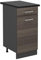 Vicco Mueble bajo de Cocina R-Line, Gris Noble, 40 cm, ET Antracita