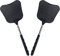 X2 Matamoscas Manual Telescópicos, Juego De Matamoscas Extensible Resistente Y Duradero. X2 Paleta Matamoscas con Mango De Acero Inoxidable para Interiores/Exteriores (Pack X2)