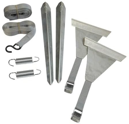 OLPRO Awning Storm Strap Tie Down Kit for Motorhome & Caravan | Heavy Duty Awning Tie Down Straps with Springs | Compatible with Fiamma, Dometic, Thule & Camptech Caravan Awning Storm Straps