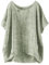Promo du Jour Veste Légère Femme Été Tunique Ete Grande Taille Chemisier Cintrée Tee Shirt Rose Pale Haut Vert Kaki Tshirt Rouge Uni Poudré T Hippie Oversize Tres Large Long Coton