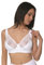 Reggiseno con Ferretto Coppa D – Made in Italy – Spalline Larghe Regolabili – Pizzo e Cotone – con Chiusura a Tre Regolazioni (IT, Taglia della Coppa & Taglia della Fascia, D, 5, Bianco)