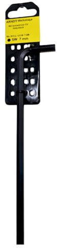 ARNDT Clé Allen extra longue en Allemagne - 7 mm - Longueur : 190 mm