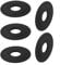 Zeroupshop Toilet Flush Valve Replacement Seal For Siamp For Skipper 45 Storm 33A Models, Silicone Washer Diameter 2.85 Inches Easy Install Bathroom Plumbing Part(5pcs)