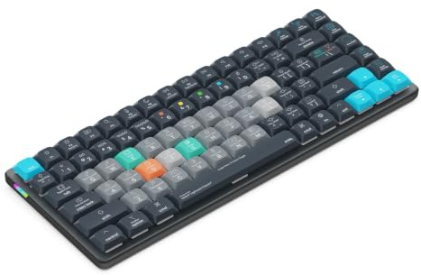 JCPAL Kabellose mechanische Tastatur-Tastatur für Adobe Lightroom Classic, Mac/PC, Tastenkombinationen, farbcodierte Tastenführung, vollständig anpassbar, RGB-Hintergrundbeleuchtung