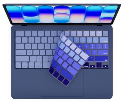 MasiBloom Keyboard Cover Skin for 2026 MacBook Neo 13 inches A18 Pro | Silicone, US/ANSI Layout, Anti-Spill Dust Proof Washable, Keyboard Protector Accessories