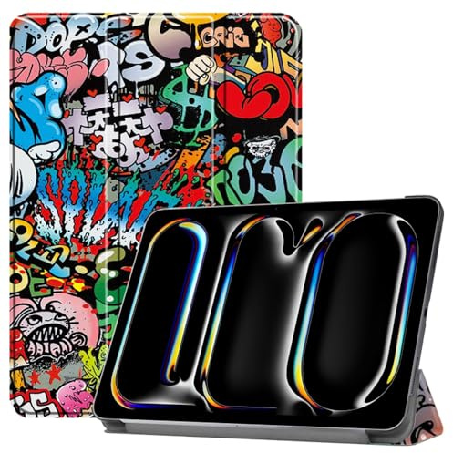 Techsuit für iPad Pro 13 2024 bis 2025 Hülle mit 360 Schutz, Mikrofaser Innenfutter, Verstellbaren Betrachtungswinkeln, Schlankem Design, Anti Fingerabdruck, FoldPro Series, PU Leder, Urban Vibe