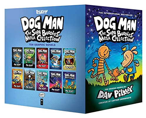 Dog Man: The Supa Buddies Mega Collection (Dog Man #1-10 Boxed Set)