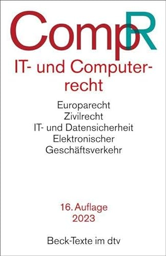 IT- und Computerrecht (Beck-Texte im dtv)
