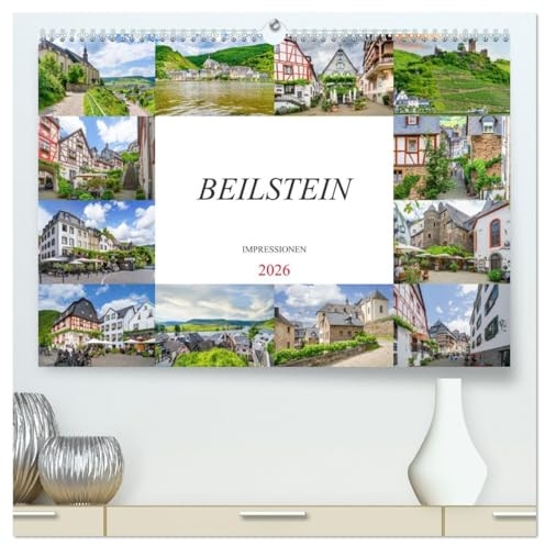 Beilstein Impressionen (hochwertiger Premium Wandkalender 2026 DIN A2 quer), Kunstdruck in Hochglanz: Entdecke die Vielfalt vom wunderschönem Städtchen Beilstein an der Mosel (CALVENDO Orte)