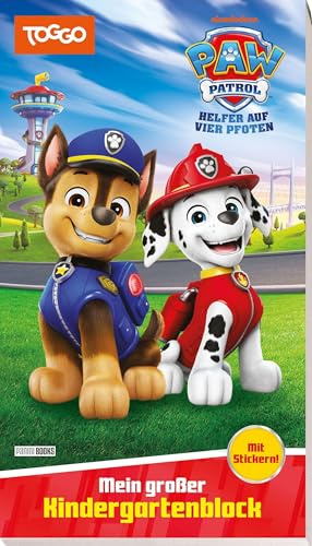 PAW Patrol: Mein großer Kindergartenblock: Activityblock mit 1 Stickerseite