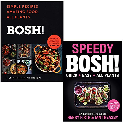 BOSH Simple recipes & Speedy BOSH! By Henry Firth & Ian Theasby 2 Books Collection Set
