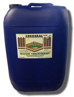 Creoseal Plus 20 litre - Light Brown - Creosote substitute - Oil based wood preserver