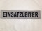 EINSATZLEITER 3M Rückenschild 38x8cm matt silber