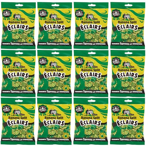 Walkers Nonsuch Banana Split Eclairs, 150 g (Pack of 12)