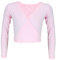 Aquarti Mädchen Ballett Bolero Wickeljacke Langarm, Farbe: Rosa, Größe: 134